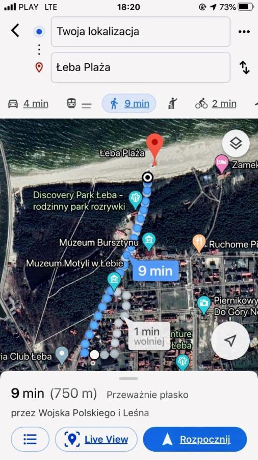 Chelstowka Villa Leba Bagian luar foto